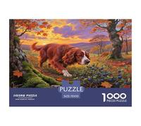 Irish Setter1000 Piece Jigsaw Puzzles for Adults And Kids Educational Games Pet DogChallenging for Home Decoration Great Gift Idea70x50cm/1000pcs