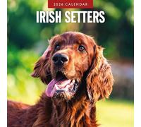 Irish Setters - 2026 Square Wall Calendar - by Red Robin Publishing