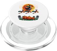 Irish Setters Cosplay Witch On Broomstick Halloween Owner PopSockets PopGrip for MagSafe