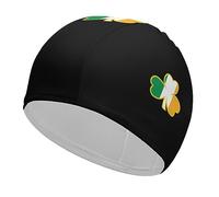 Irish Shamrock Adult Swim Caps Durable Bathing Cap Swimming Hats for Women Men