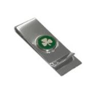 Irish Shamrock Design Money Clip (XMMC005)