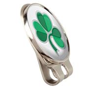 IRISH SHAMROCK FUSION CAP OR HAT CLIP AND MAGNETIC GOLF BALL MARKER BY ASBRI GOLF