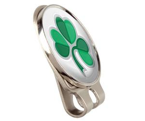 IRISH SHAMROCK FUSION CAP OR HAT CLIP AND MAGNETIC GOLF BALL MARKER BY ASBRI GOLF