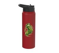 Irish Shamrock Goddess Artistic Clover St Patricks Day Stainless Steel Insulated Water Bottle