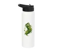 Irish Shamrock Goddess Artistic Clover St Patricks Day Stainless Steel Insulated Water Bottle