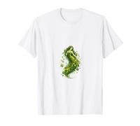 Irish Shamrock Goddess Artistic Clover St Patricks Day T-Shirt