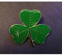 IRISH SHAMROCK IRELAND EIRE GAELIC LUCKY CLOVER ENAMEL PIN BADGE - (PB38) BIGGER THAN OTHERS A GREAT GIFT