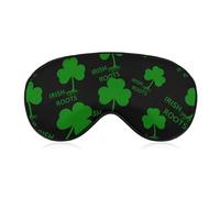 Irish Shamrocks Roots Sleep Eye Mask Sleeping Light Blocking Cover Night Blindfold for Travel Nap