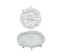 Irish Shamrocks Theme Silicone Mold for Handcraft ArtCrafts Home Hanging Decoration StPatricks Ornament Making Craft Project Making Tool
