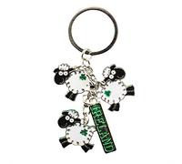 Irish Sheep Style Charm Keychain With 3 Sheep