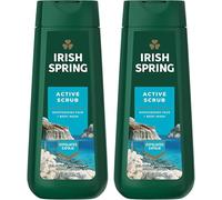 Irish Spring Body Wash, Deep Action Scrub 18 oz (Pack of 2)