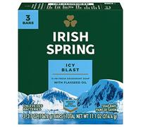 Irish Spring IcyBlast Cool Refreshment Deodorant Soap 113 g 3-Count Soap by Irish Spring