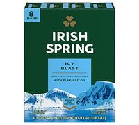 Irish Spring Icyblast Cool Refreshment Deodorant Soap Unisex Soap, 8 Count