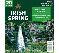 Irish Spring Original Deodorant Soap 20 x 3.75 oz. Soap Unisex