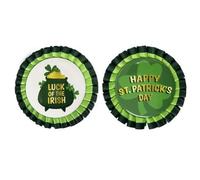 Irish St Patrick's Day Rosette Badges Shamrock Ireland Fancy Dress Accessory UK