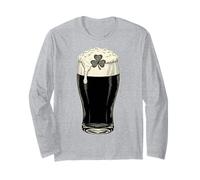 Irish Stout Pint Shamrock Beer Lover St Patricks Long Sleeve T-Shirt