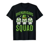 Irish Sugar Skull Shenanigans Squad - St Patricks Day Value Graphic T-Shirt