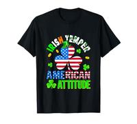 Irish Temper American Attitude St. Patrick's Day Shamrocks T-Shirt