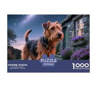 Irish Terrier 1000 Piece Jigsaw Puzzles Fun Challenging Modern Pet Dog Classic Educational Games Creativity & Gift Giving for Adults 38x26cm/1000pcs