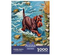 Irish Terrier 1000-Piece Puzzles For Adults Challenging Puzzle Games Fun, Challenging & Brainteasing Games Gifts for Men And Women Decoration Puzzle 70x50cm/1000pcs