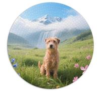 Irish Terrier 1000-Piece Spherical Puzzle with Pet Dog, Quite The Challenge for Quiet Weekends, Lovely for Gift-Giving, Best for Adults And Older Children 1000pcs (67.5x67.5cm)