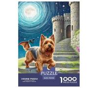 Irish Terrier 1000 Pieces for Adults Jigsaw Puzzles Beautiful Decoration Puzzle Pet Dog Puzzles for Adults Gifts for Men70x50cm/1000pcs