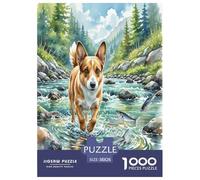Irish Terrier 1000 Pieces Small Animal Dogs Jigsaw Puzzles with Paper Art Creativity & Gift Giving Adult Stunning Puzzle 38x26cm/1000pcs