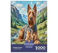 Irish Terrier 1000 Pieces Small Animal Dogs Jigsaw Puzzles with Paper Art Home Decors Adults Or Families Fit Fun Challenges 70x50cm/1000pcs