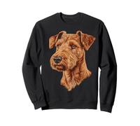 Irish Terrier Dog Graphic Pet Art Irish Terrier Sweatshirt