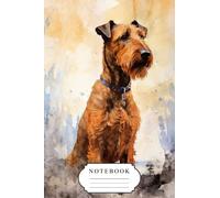 Irish Terrier: Funny Wide Ruled Notebook Gift For Irish Terrier Lovers - Perfect Irish Terrier Gift On Valentine Day/Birthday/Halloween