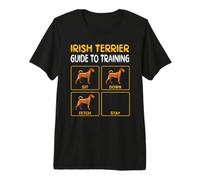 Irish Terrier Guide to Training Dog Obedience Premium T-Shirt
