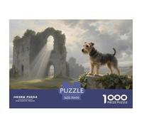 Irish Terrier Puzzle 1000 Pieces for Adults Leisure Relax Creative Gift Pet Dog Premium Strong Board 70x50cm/1000pcs