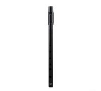Irish Tin Whistle Flute, C D Bb Key, Crafted for a Melodic and Dynamic Playing Experience (D Key Black)