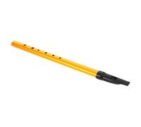 Irish Tin Whistle Key of C 6-hole Beginner Recorder Whistle | Golden Aluminium Alloy Included and Recorder Mouthpiece Cloth Bag Practice and Travel Use