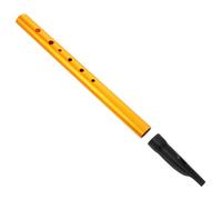 Irish Tin Whistle Key of D Brass Instrument for Beginners Portable Vertical Flute with Recorder Mouthpiece and Cloth Bag for Learning Traditional Irish Music