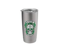 Irish to The Bone Cool Skeleton Paddy Saint Patrick's Day Stainless Steel Insulated Tumbler