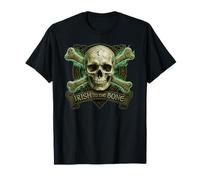 Irish to The Bone Gaelic Celtic Skull Heritage Design T-Shirt