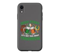 Irish Today Funny St Patricks Day Beer Humor Case for iPhone XR