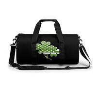 Irish U.S.A Flag Clovers Casual Gym Bag for Men Women Lightweight Small Sports Duffle Bags for Workout Travel
