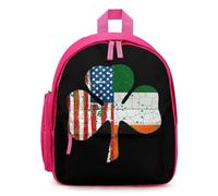 Irish U.S.A Flag Shamrock Simple Mini Laptop Backpacks Business Travel Work Daypacks Lightweight Computer Bag