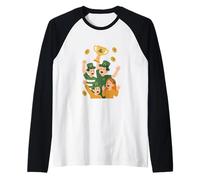 Irish Victory Celebration St. Patrick’s Day Design Raglan Baseball Tee