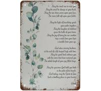 Irish Wedding Blessing May The Road Rise Up To Meet You Wall Art Print Funny Vintage Metal Tin Sign For Bedroom Living Room Kitchen Yard Garden Wall Decor Gift 8x12 Inch