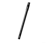 Irish Whistle Flute C D Bb Key 6 Hole Flute Alloy Whistle for Woodwind Instrument for Beginners with Bags(Black C Key)