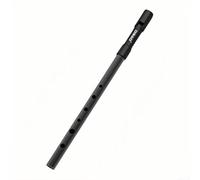 Irish Whistle, Traditional Craftsmanship, C/D Key A Beautifully Tuned 6 Hole Instrument for All Musicians (Black D)