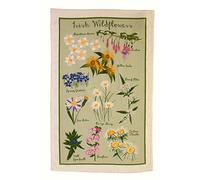 Irish Wild Flowers Cotton Tea Towel