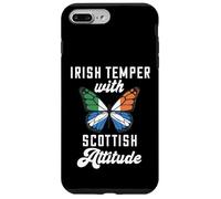 Irish With Scottish Attitude Scotland Flag Butterfly Ireland Case for iPhone 7 Plus/8 Plus
