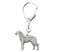 Irish Wolf Hound Made in U.K Artistic Style Dog Key Ring Collection