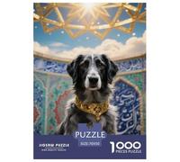 Irish Wolfhound 1000 Piece Puzzle Educational Games Pet Dog Challenging Puzzles Gifts for Men70x50cm/1000pcs