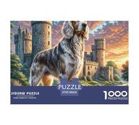 Irish Wolfhound 1000 Piece Puzzles Adults Game Challenging Creative Gifts Adults for Kids Beautiful Decoration Jigsaw 38x26cm/1000pcs