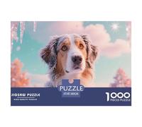 Irish Wolfhound 1000 Pieces for Adults Jigsaw Puzzles Beautiful Decoration Puzzle Pet Dog Challenging Puzzles Gifts for Men38x26cm/1000pcs